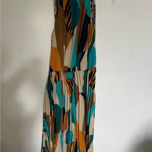 SHEIN Multicolor Abstract Maxi Dress